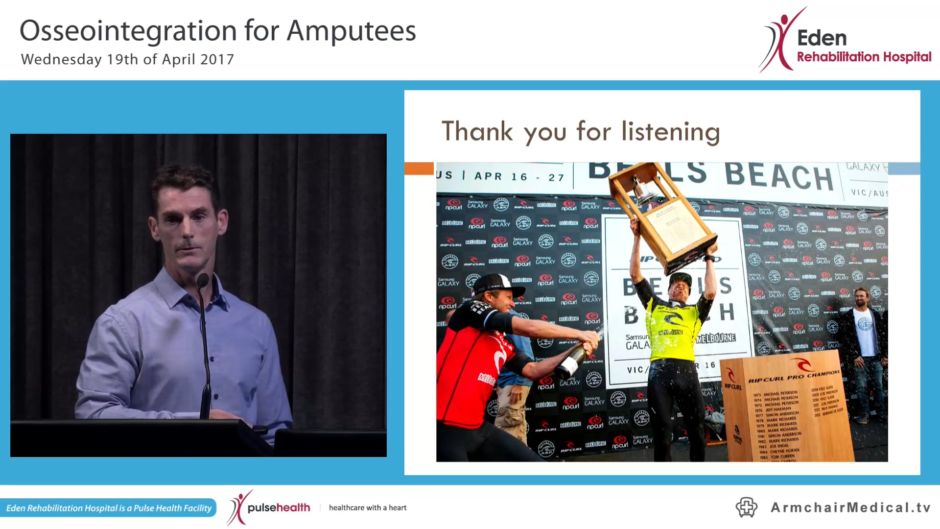 2 Osseointegration and rehabilitation Chris Bryant (Physiotherapist)