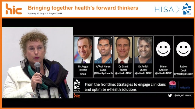 From the frontline Strategies to engage clinicians and optimise eHealth solutions presented by eHealth NSW