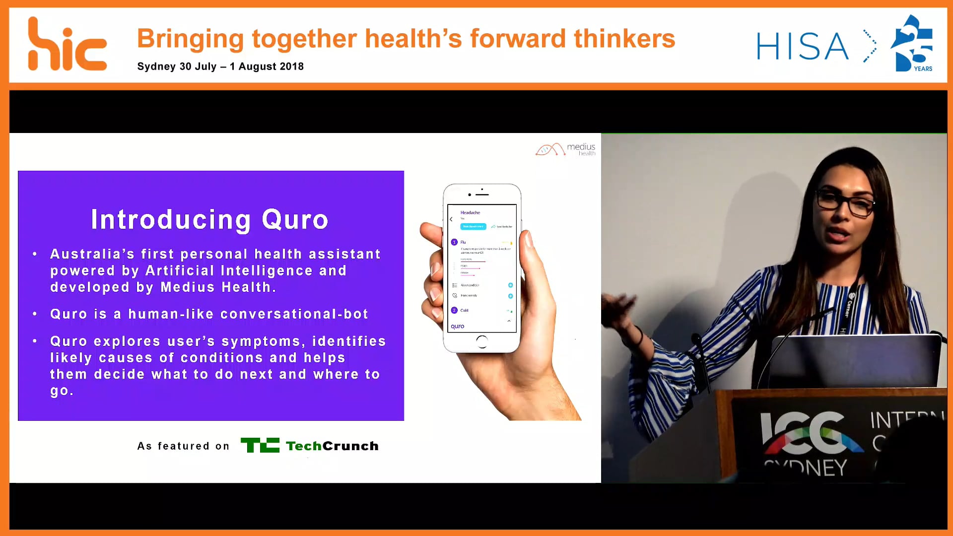 Quro A virtual healthcare companion providing personalised health information using AI Dr Shameek Ghosh
