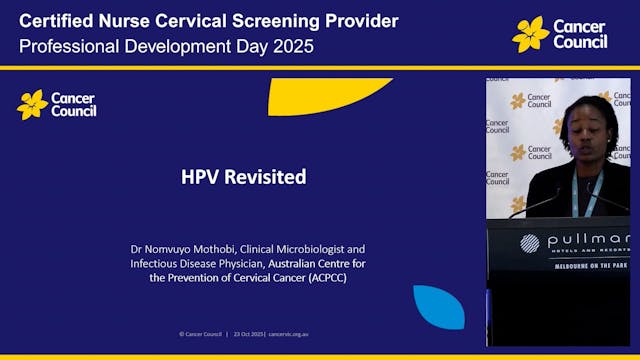 HPV Revistited Dr Nomvuyo Mothobi