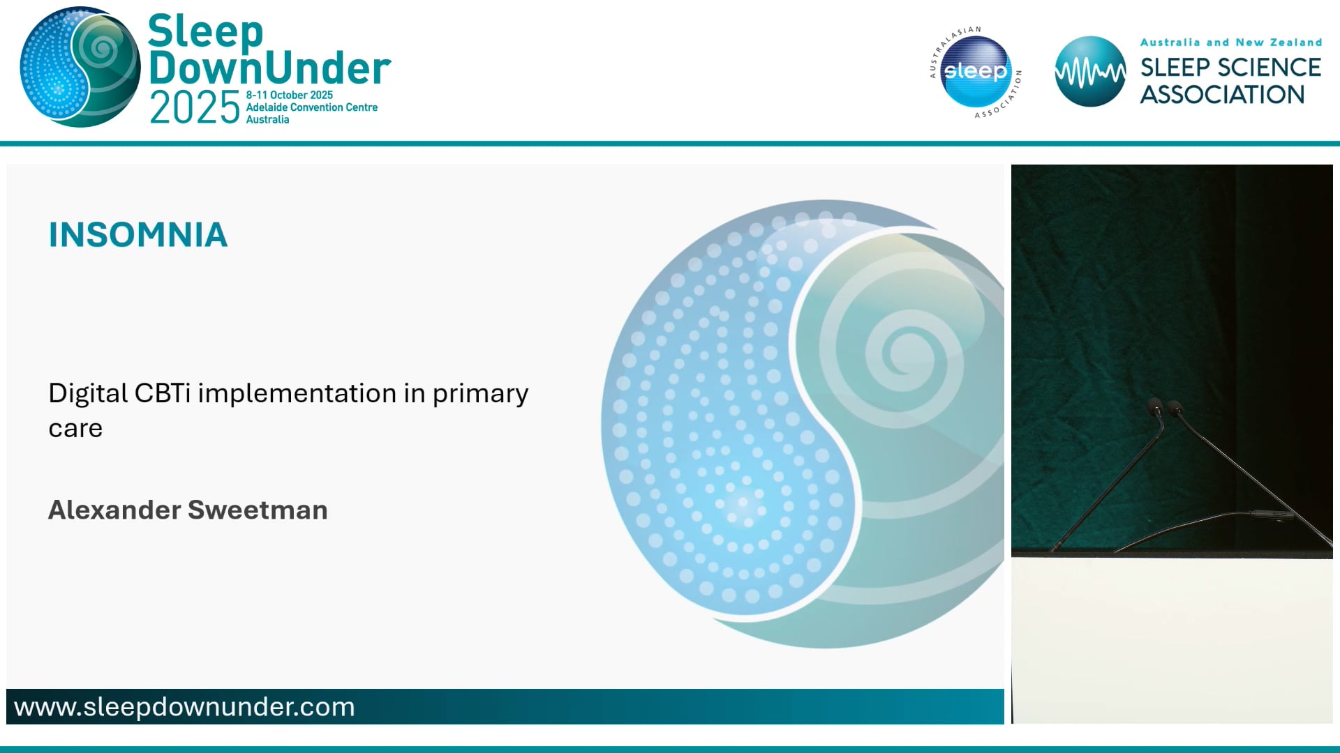 Digital CBTi implementation in primary care Dr Alexander Sweetman