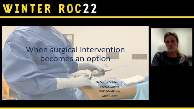 Foot & Ankle When Surgical intervention becomes an option Dr Sonja Schleimer