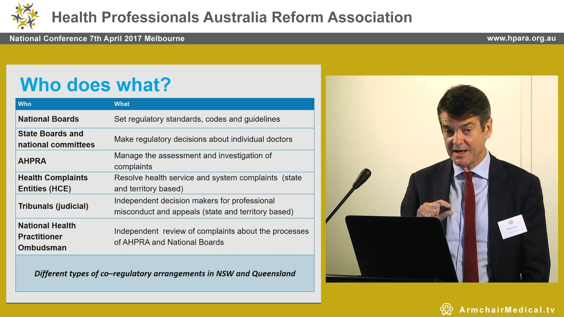 The notifications process Martin Fletcher CEO AHPRA