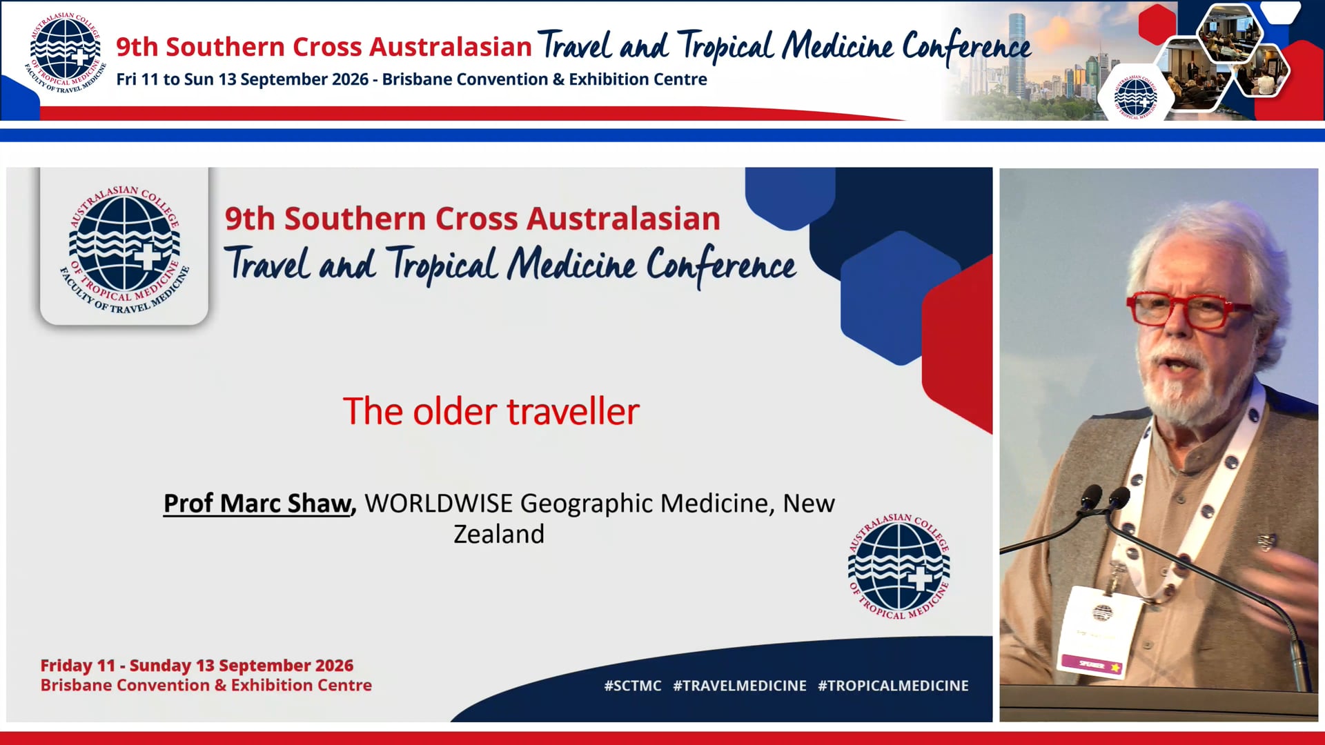 The older traveller Prof Marc Shaw