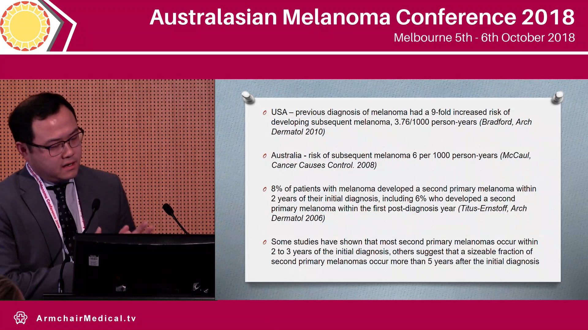 Not another one! - Monitoring for secondary primary melanomas Yan Pan