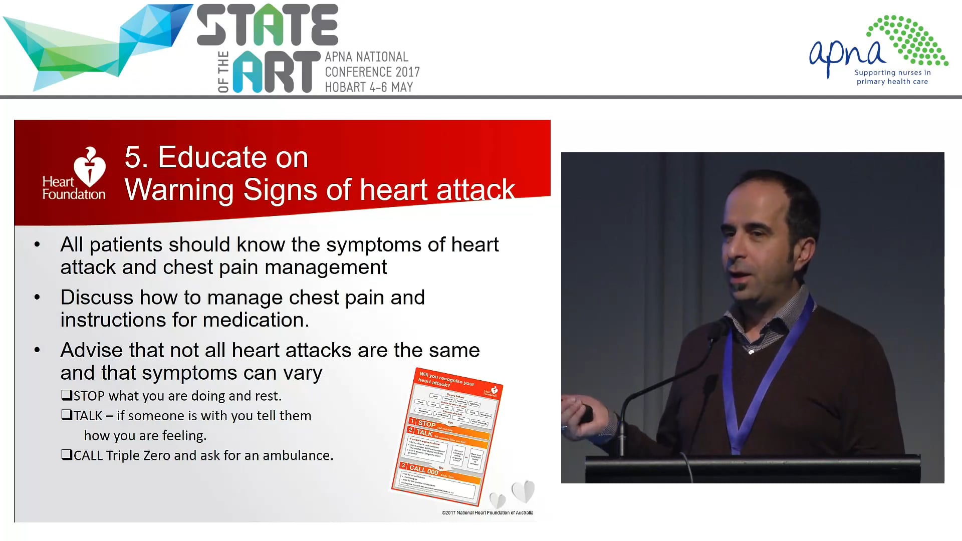 Heart Health Life after a heart attack Presenter Harry Patsamanis & Tracey Bucki Part 2
