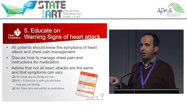 Heart Health Life after a heart attack Presenter Harry Patsamanis & Tracey Bucki Part 2