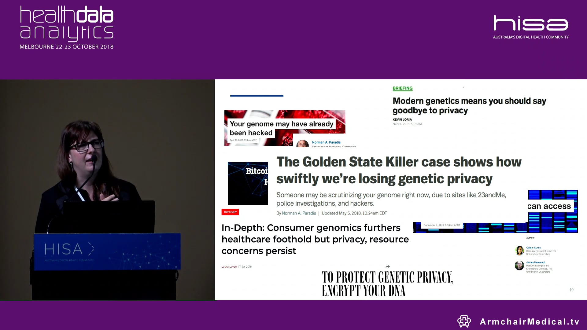 Implementing clinical genomic sharing, security and governance What is the patient's perspective Kate Birch