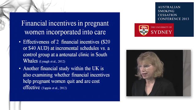 Treatment of smoking during pregnancy...