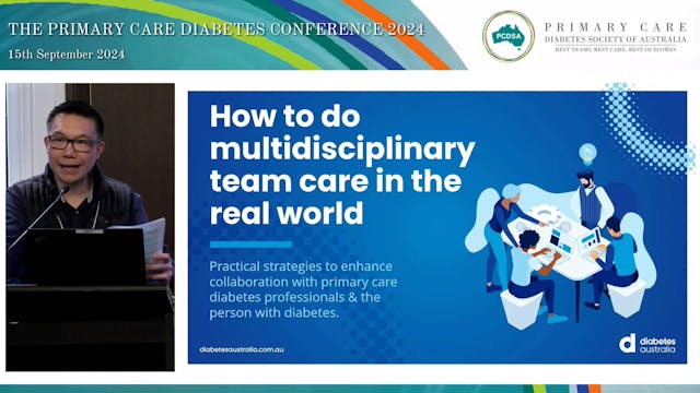 How to do multidisciplinary team care...