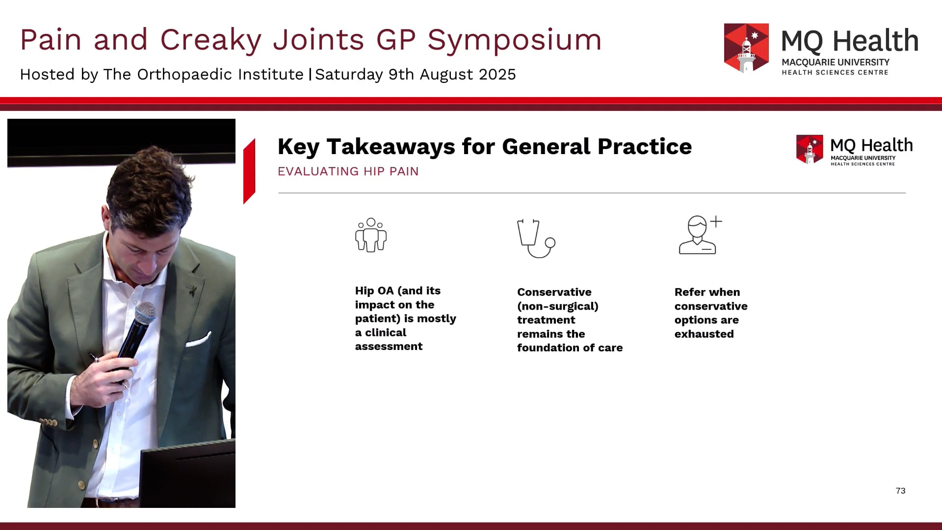 Hip Osteoarthritis and surgical interventions Dr Razvan Stoita