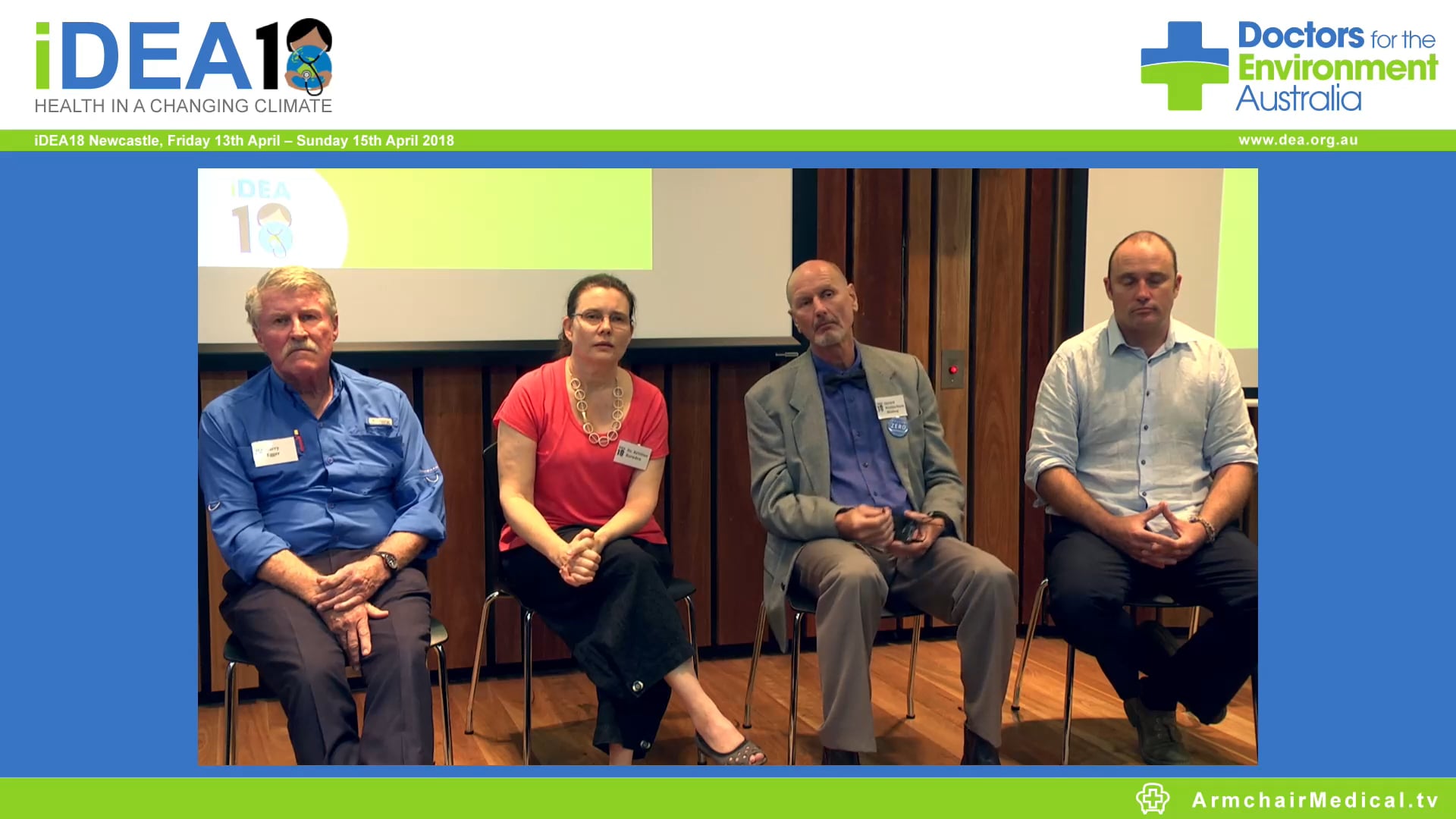 Agriculture and food security Panel Discussion Gerard Wedderburn-Bisshop, Dennis Ward, Prof Garry Egger