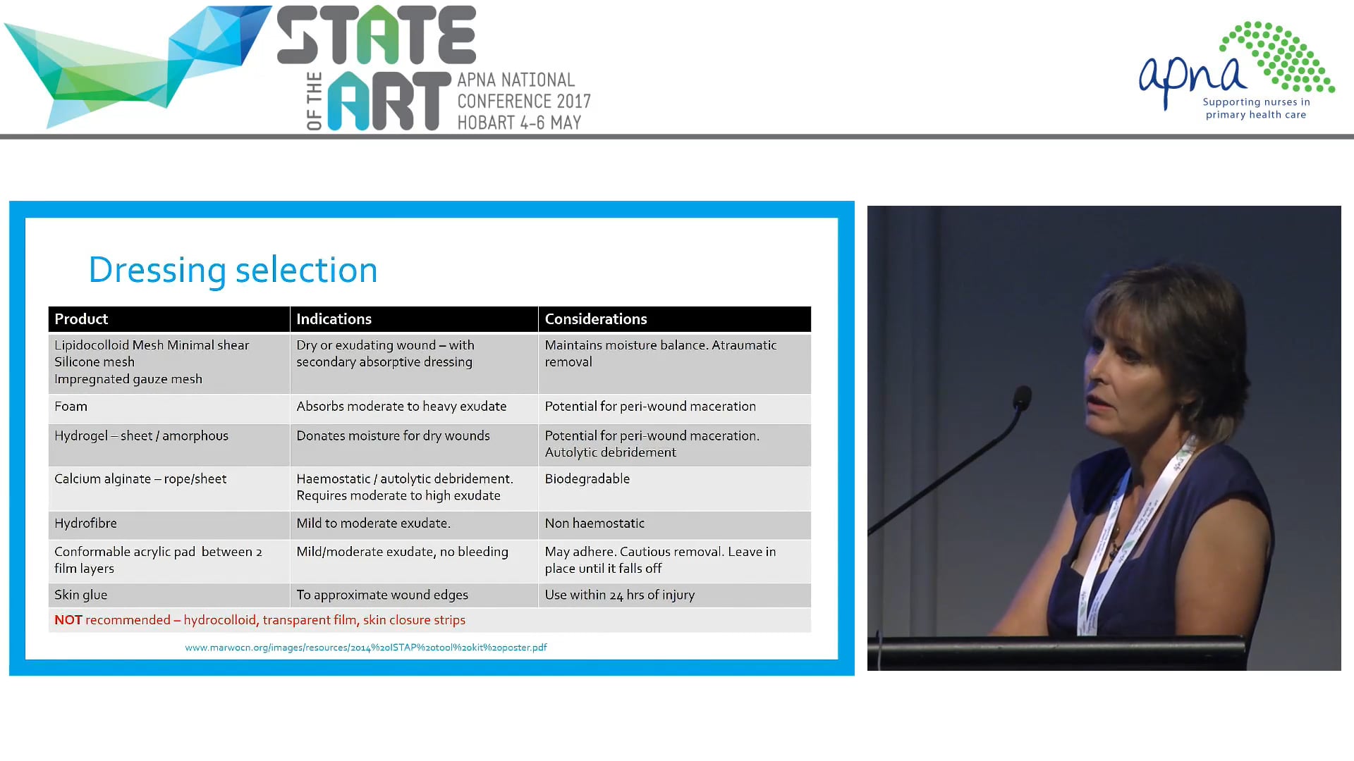 What’s new in Wound Care Presenter Lea Young Part 2