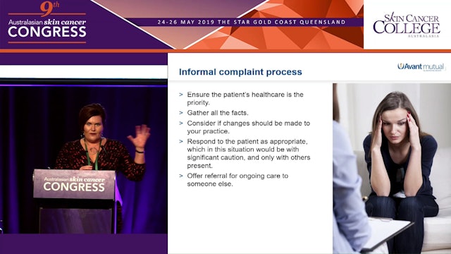Potentially litigious patients - Recognise and treat early Ms Tracy Pickett