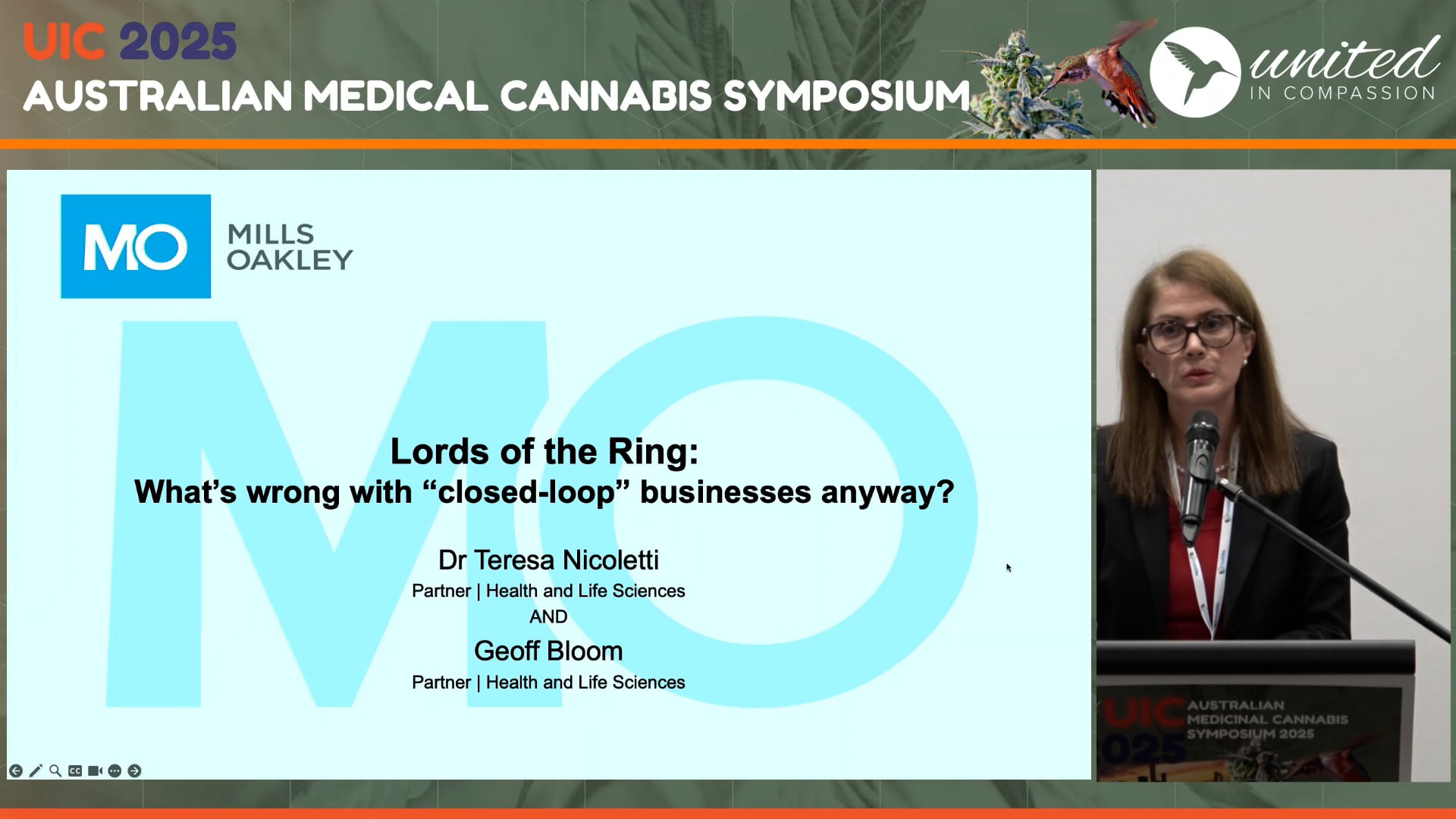 What’s wrong with “closed loop” business models anyway Dr Teresa Nicoletti, Mr Geoff Bloom