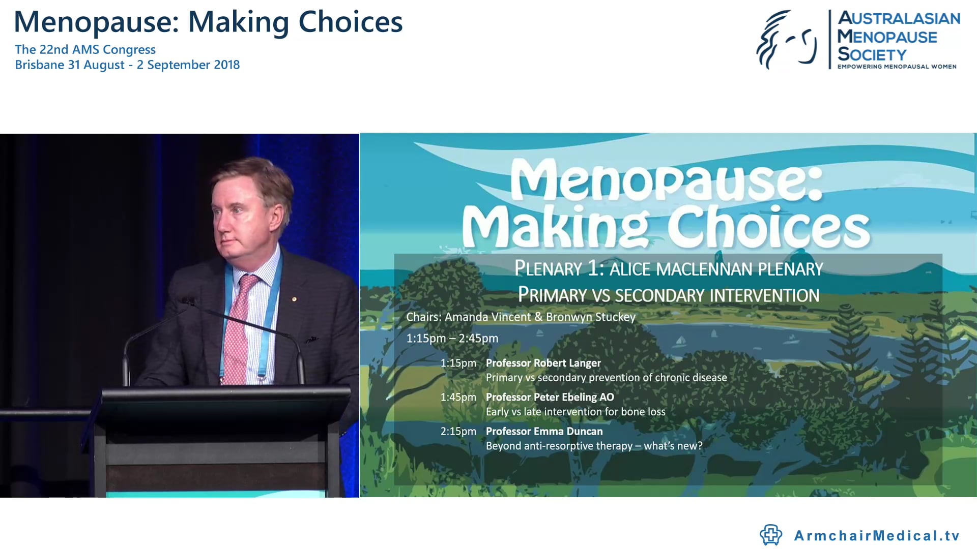 Early vs late intervention in bone loss Prof Peter Ebeling AO