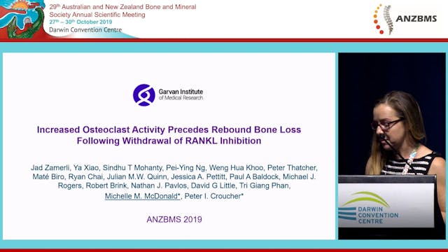Increased osteocloast activity preced...