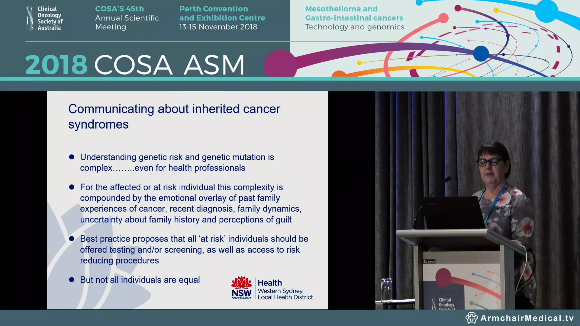 Facilitating family understanding, adjustment and communication when it's in the genes - Kim Hobbs