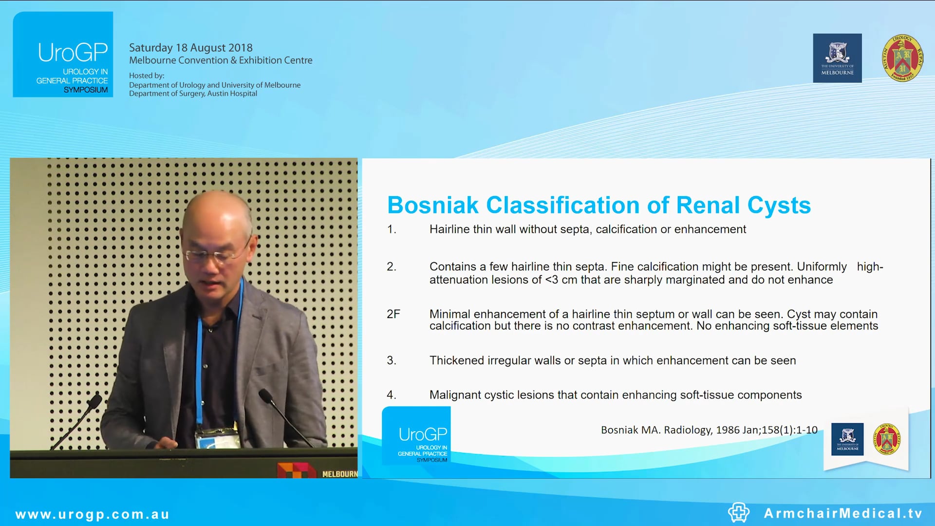 Renal Cysts and Renal Masses – What imaging reports mean, Dr Yee Chan