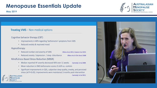 Managing menopause without hormones D...