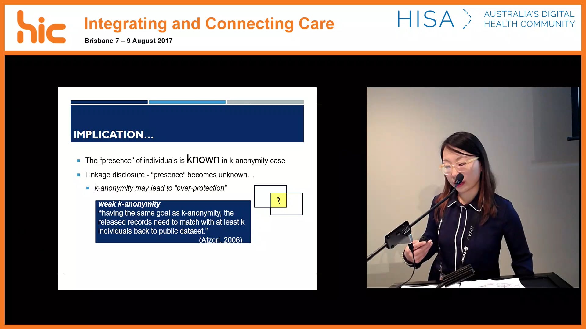 A semantic-based k-anonymity scheme for health record linkage Yang Lu