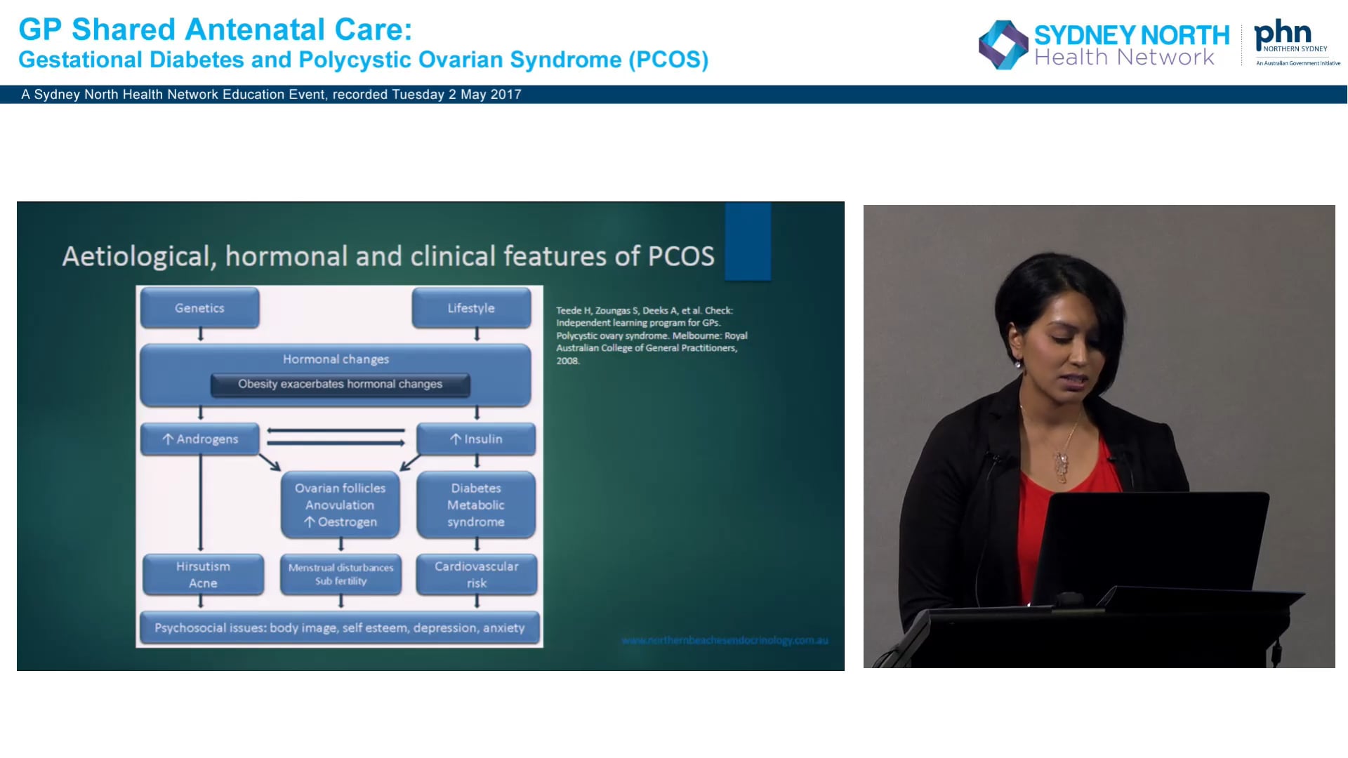 PCOS from an endocrine viewpoint, patients on metformin before conception Dr Darshika Christie-David
