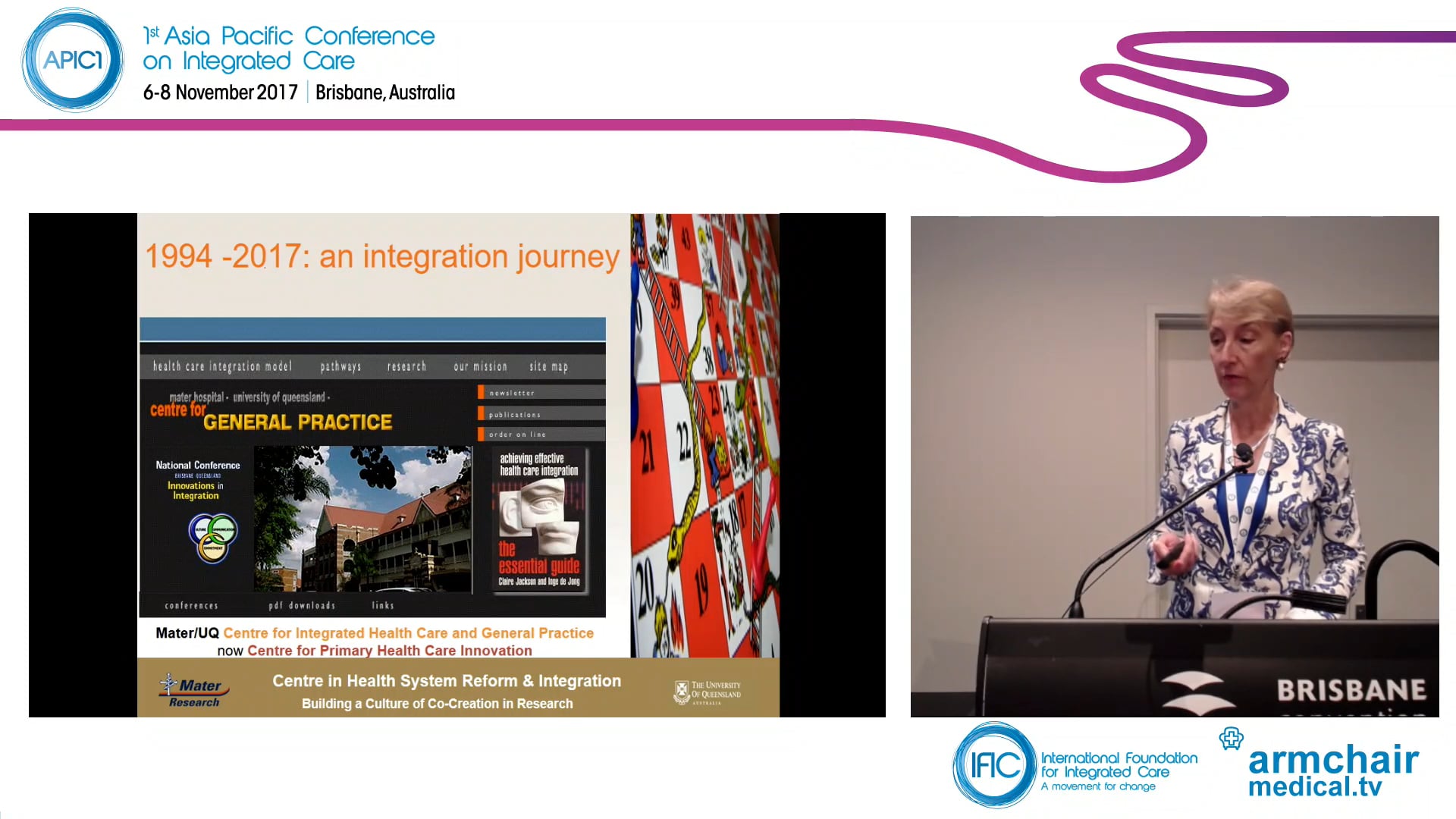 The 10 'Must haves' for successful and sustainable health service integration Prof Claire Jackson