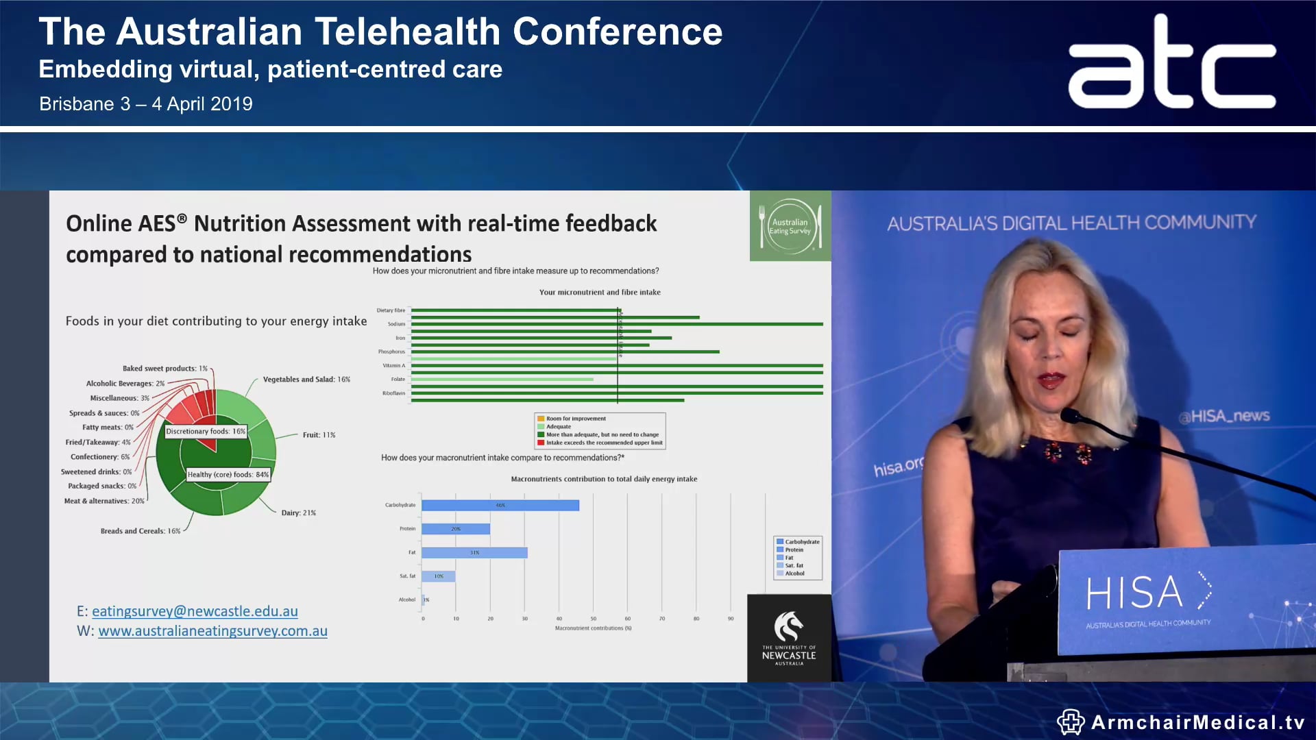 Innovation in nutrition technologies to enhance services provided by dietitians using virtual care platforms Prof Clare Collins NHMRC Senior Research Fellow, Director of Research, School of Health Sciences, Faculty