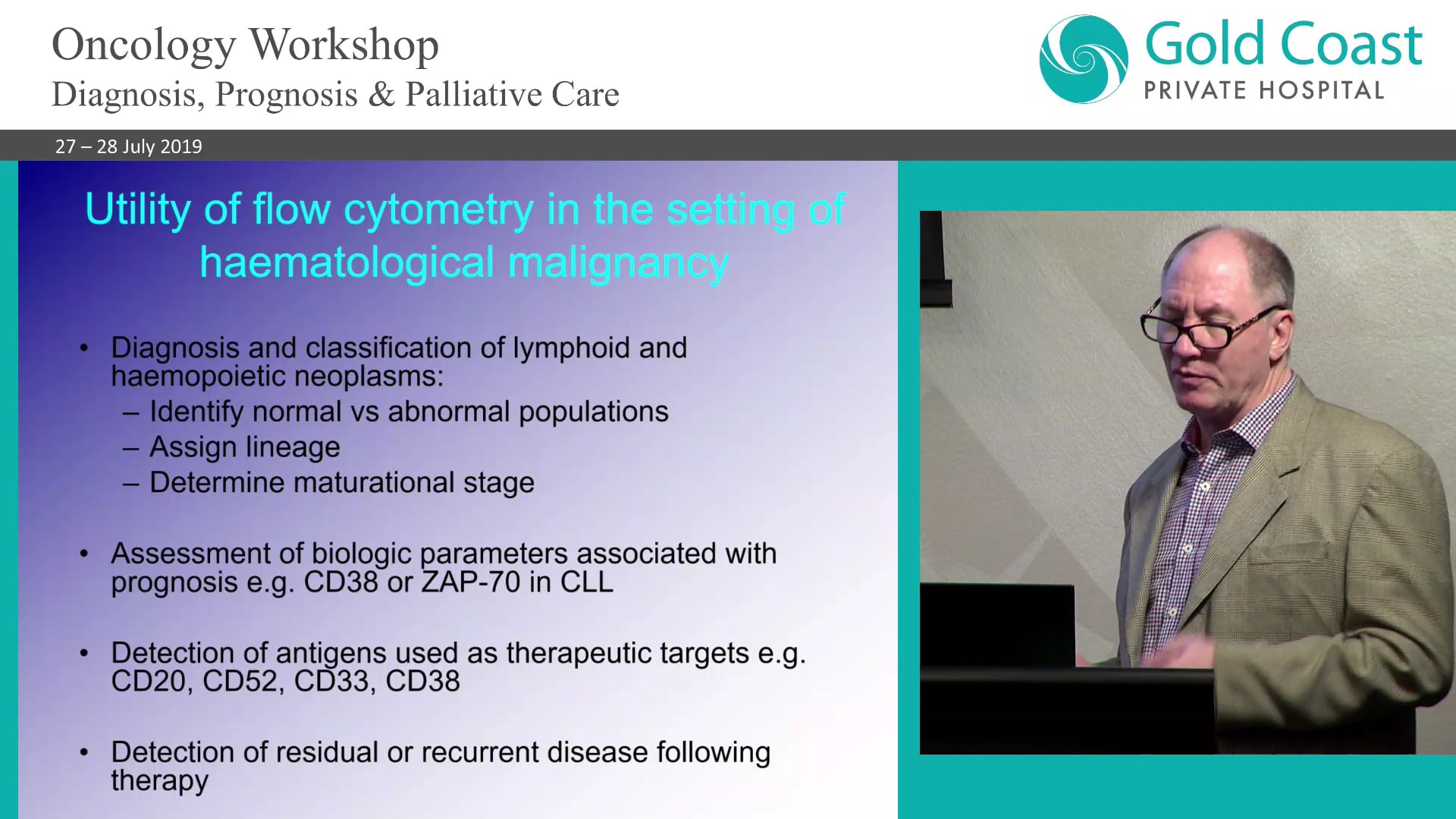 Flow Cytometry in the diagnosis of haematological malignancy Dr Peter Davidson Pathologist