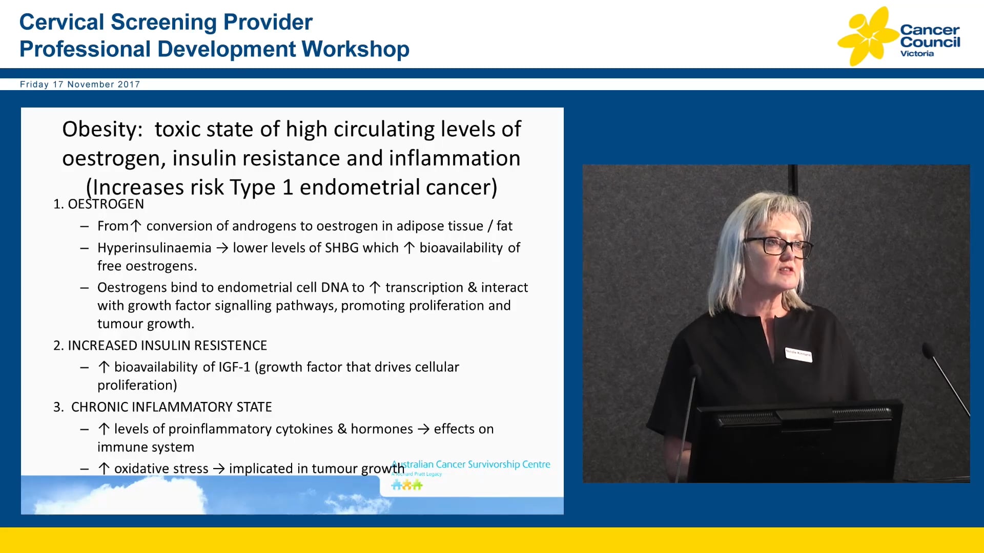 Endometrical Cancer Prevention and survivorship Nicole Kinnane