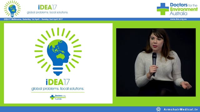 Talking publicly about climate change...