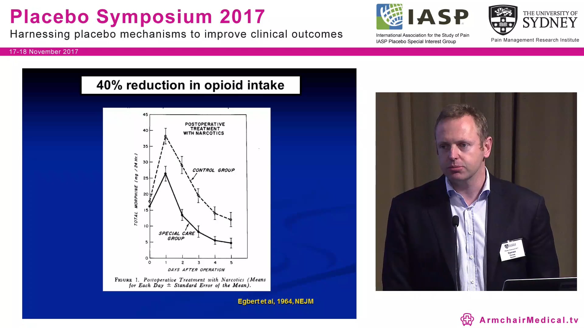 Post-Operative Pain – reshaping expectations and opioid prescription from hospital to community Assoc Prof Damien Finniss & Dr Gavin Pattullo