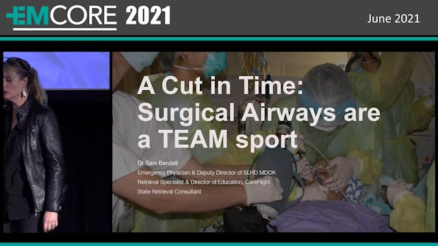 Surgical Airway is a TEAM sport Dr Sa...