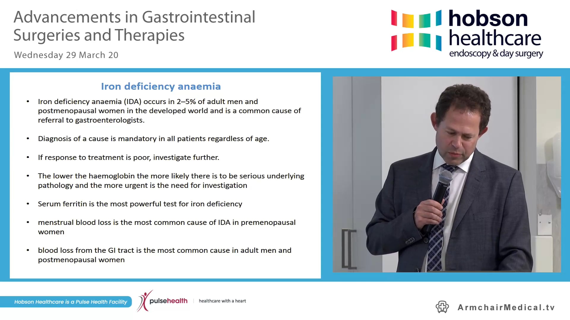 An update on the diagnosis and management of iron deficiency anaemia Dr Ashley Miller
