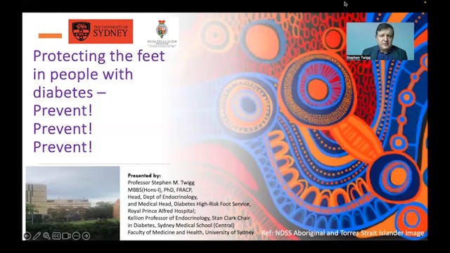 Protecting the feet in people with di...