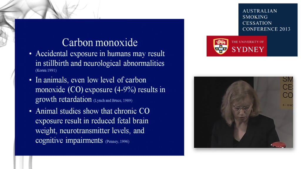 Overview of smoking during pregnancy Prof Cheryl Oncken