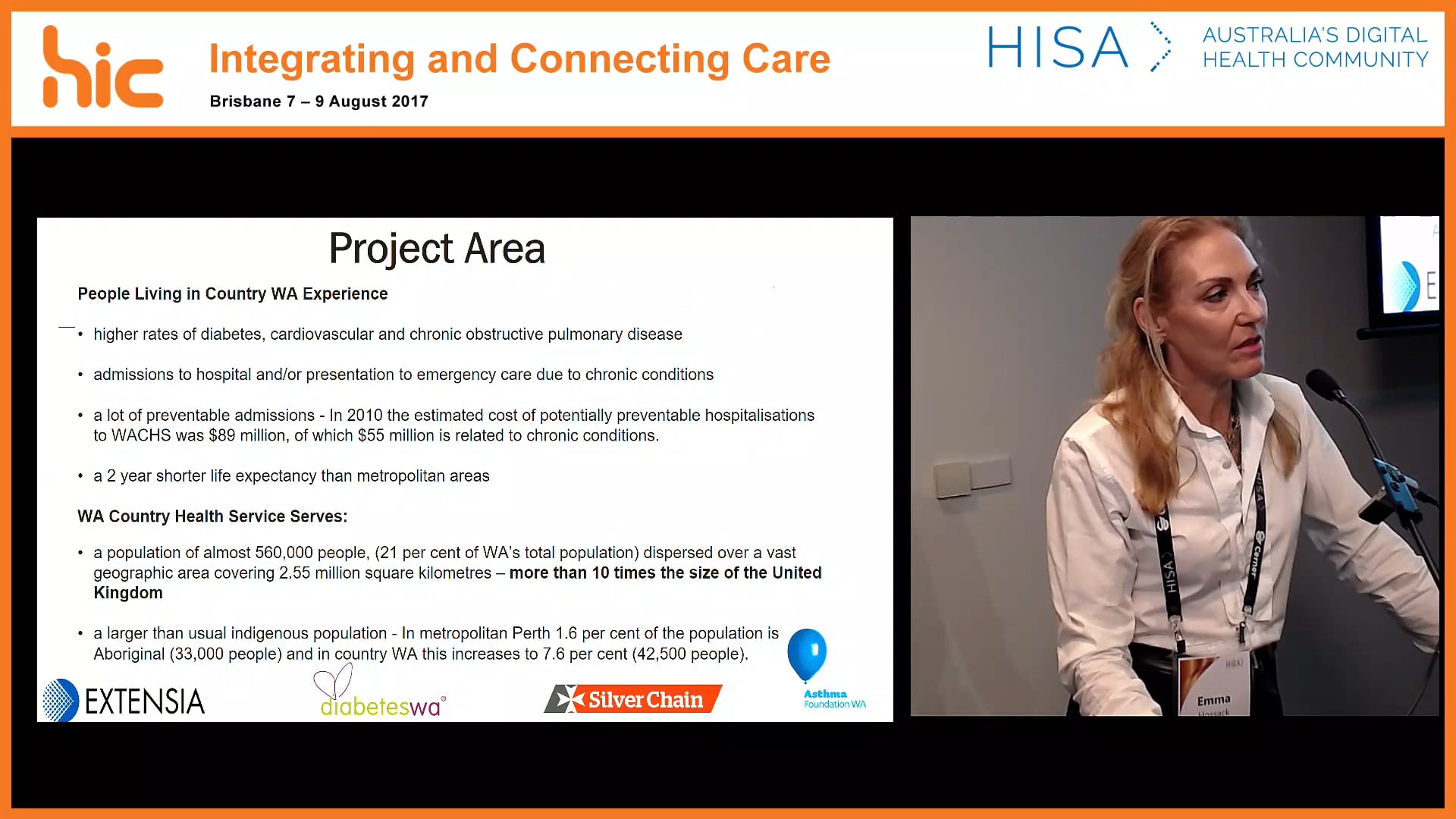Integrated care - health navigator Emma Hossack