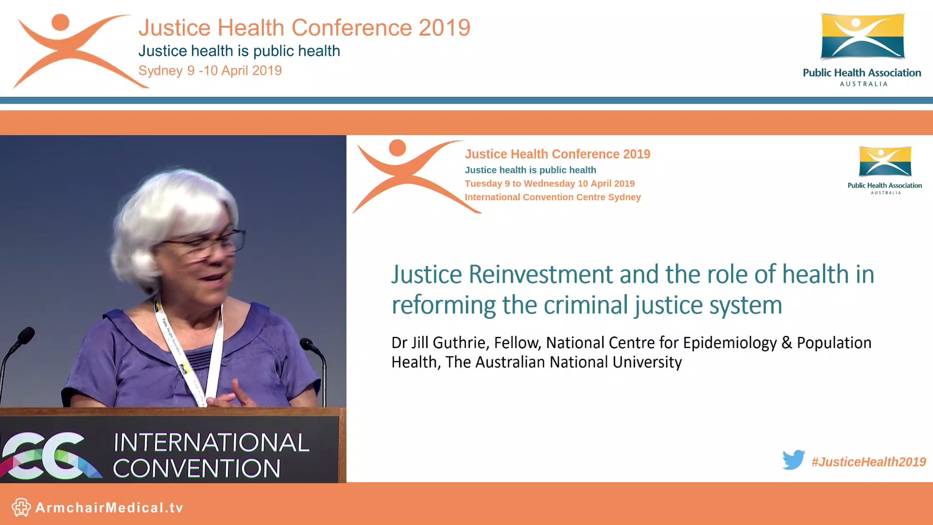 Justice Reinvestment and the role of health in reforming the criminal justice system Jill Guthre