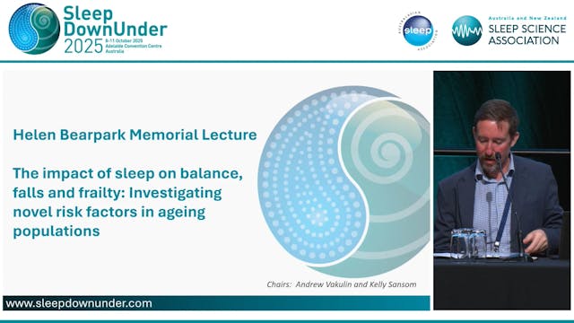 The impact of sleep on balance, falls...