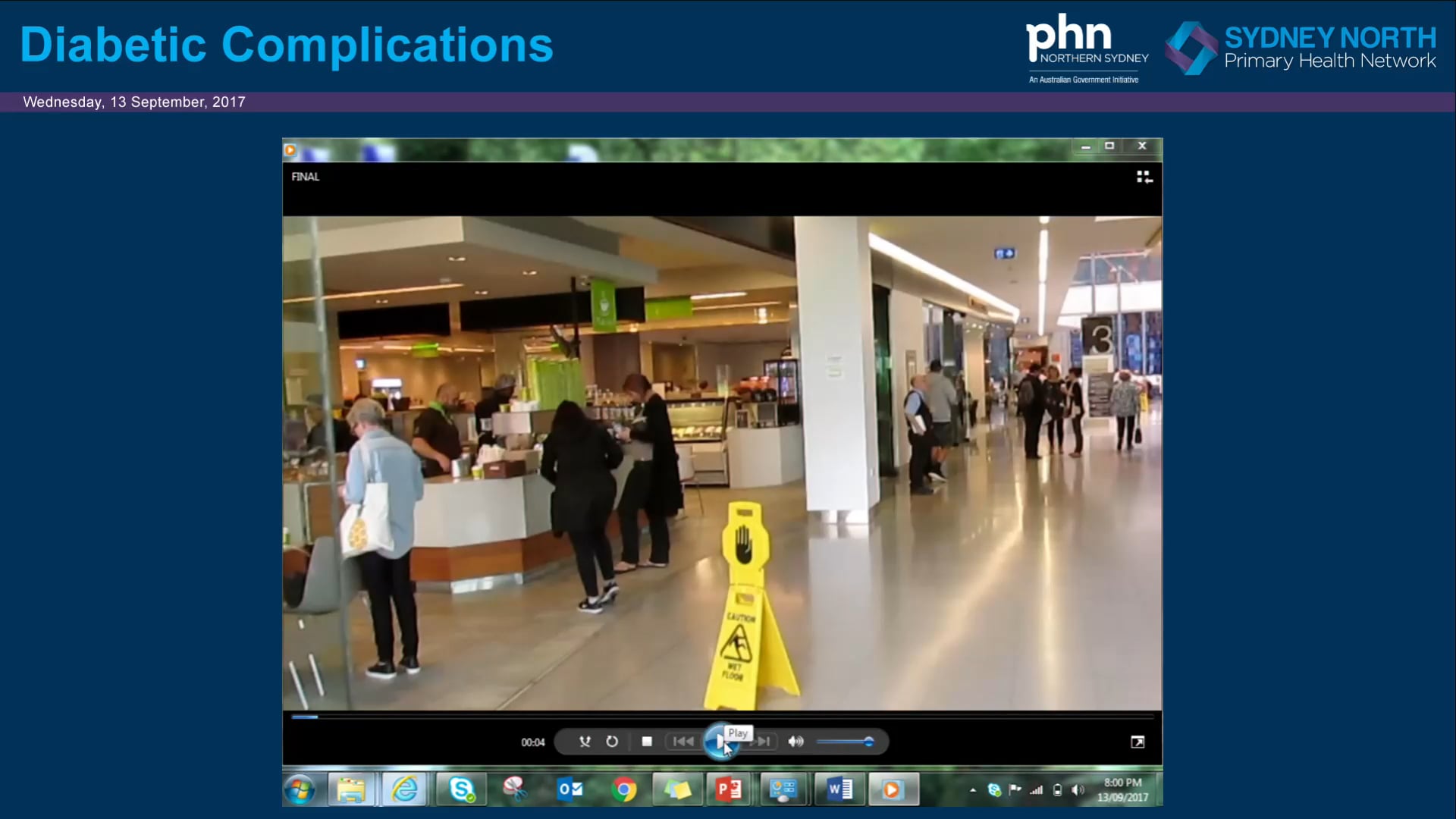 Prevention and the Diabetic foot Ian Reid