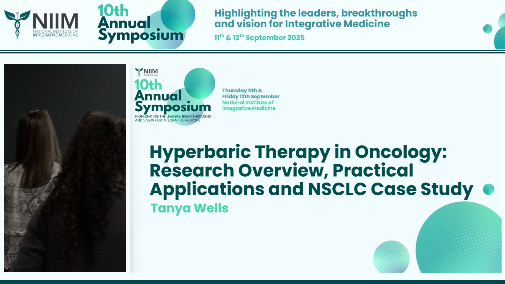 Hyperbaric Therapy in Oncology Research Overview, Practical Applications and NSCLC Case Study Tanya Wells