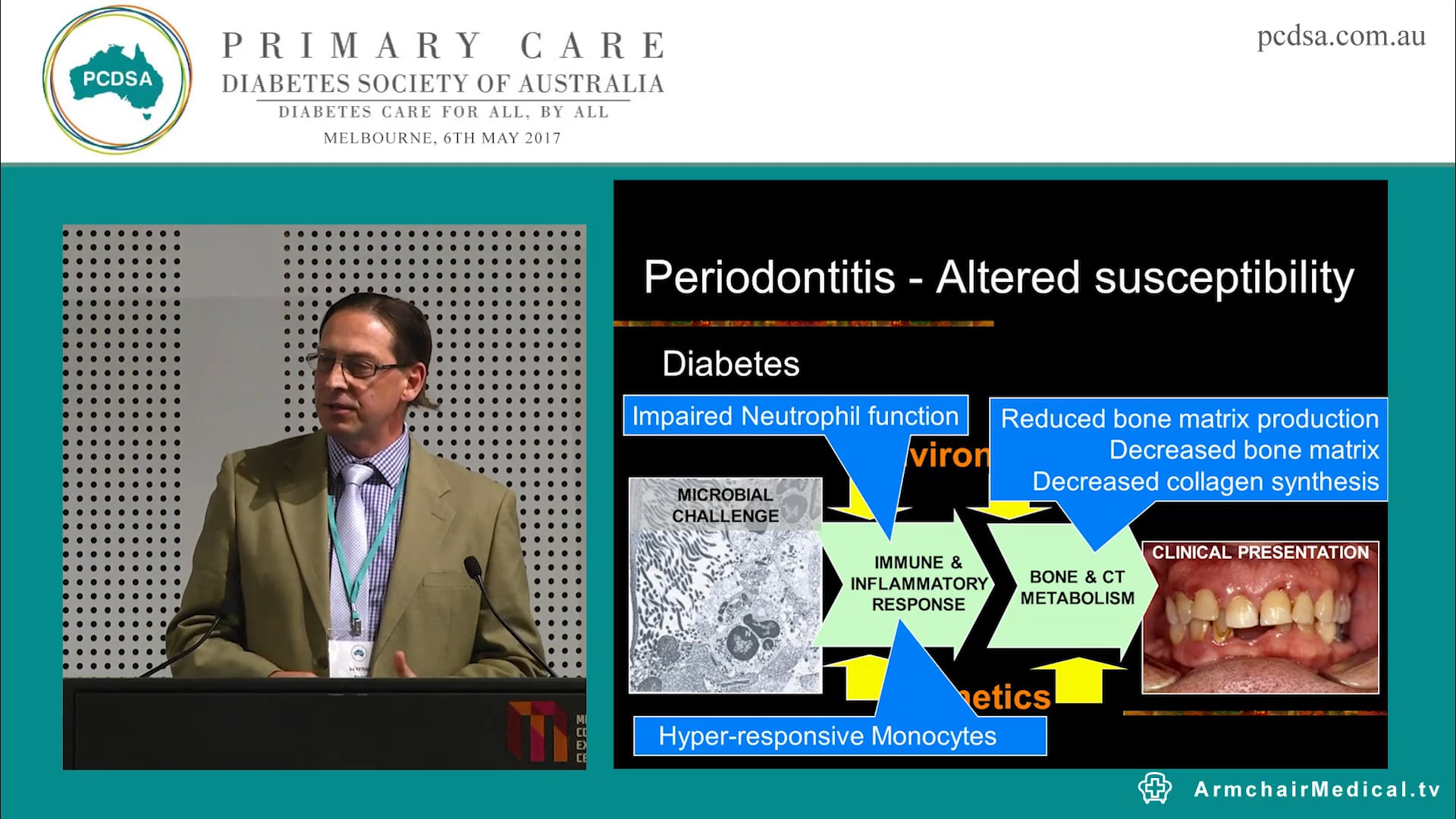 Dental Practitioners - Important players in the diabetes multidisciplinary care team Associate Professor Werner Bischof