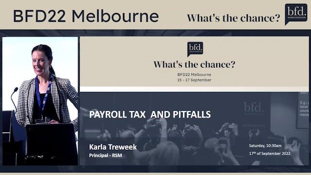 Payroll Tax and Pitfalls Karla Trewee...