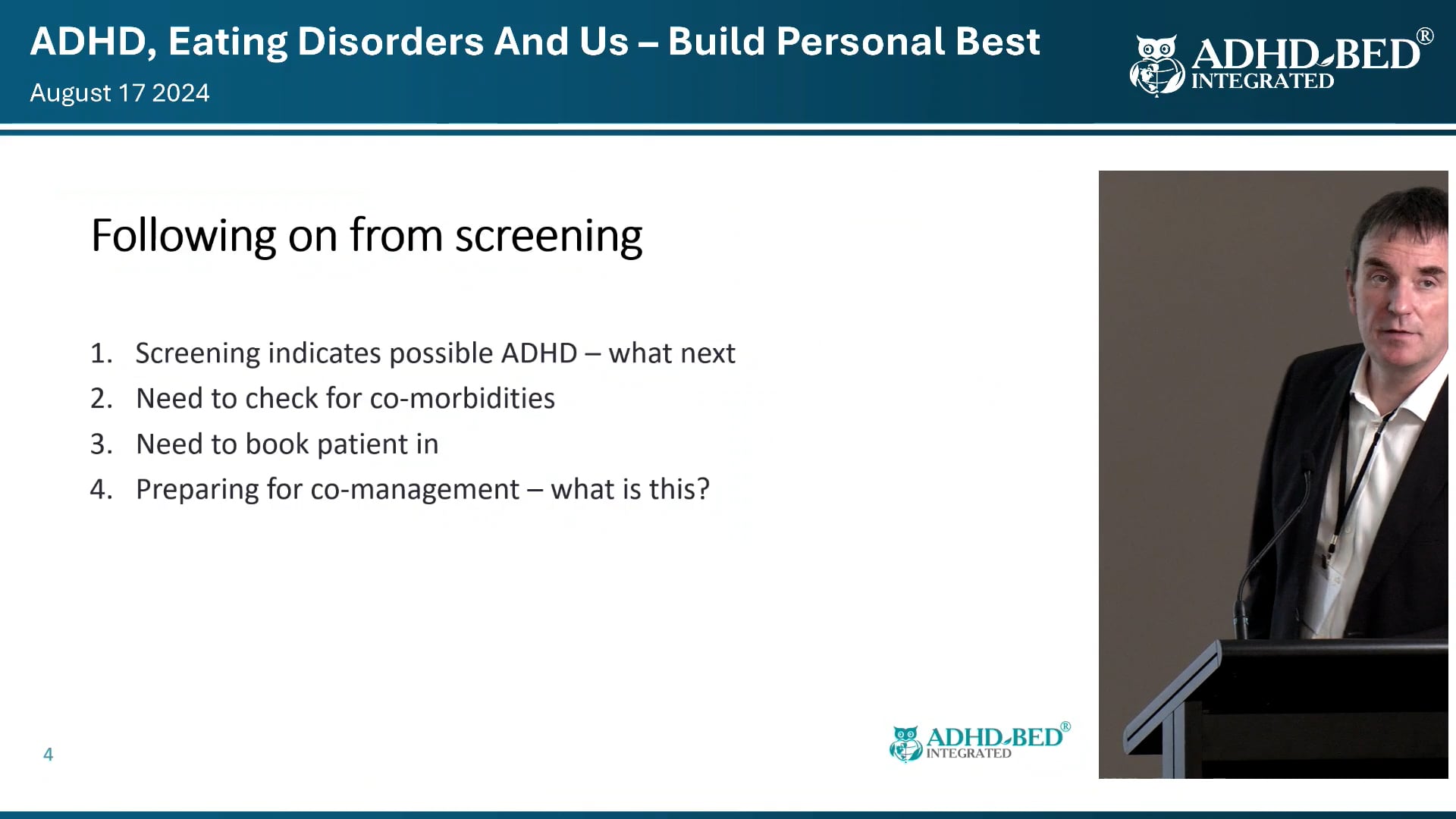GP ADHD & ED Red Flags what to write on the referral letter and the Eating Disorder Plan Dr Will Errington