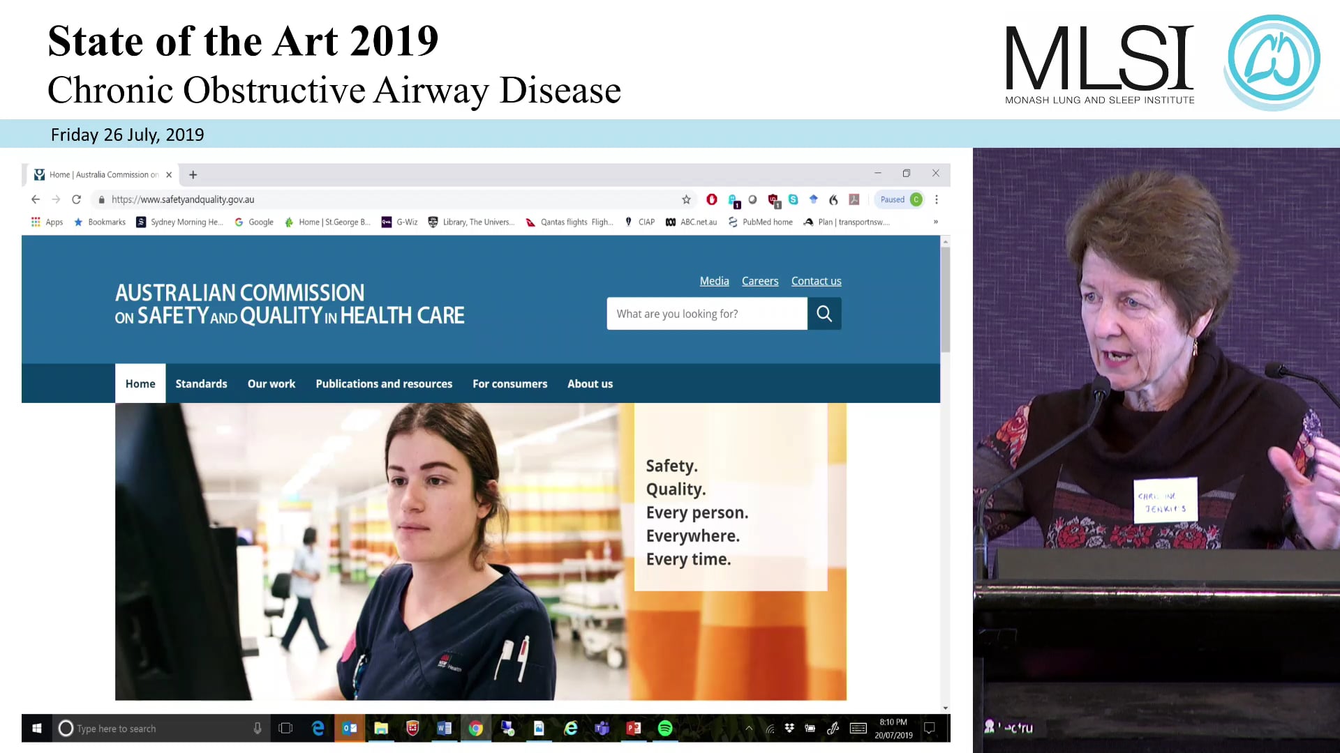 Treatment of COPD - Current standard of care Prof Christine Jenkins