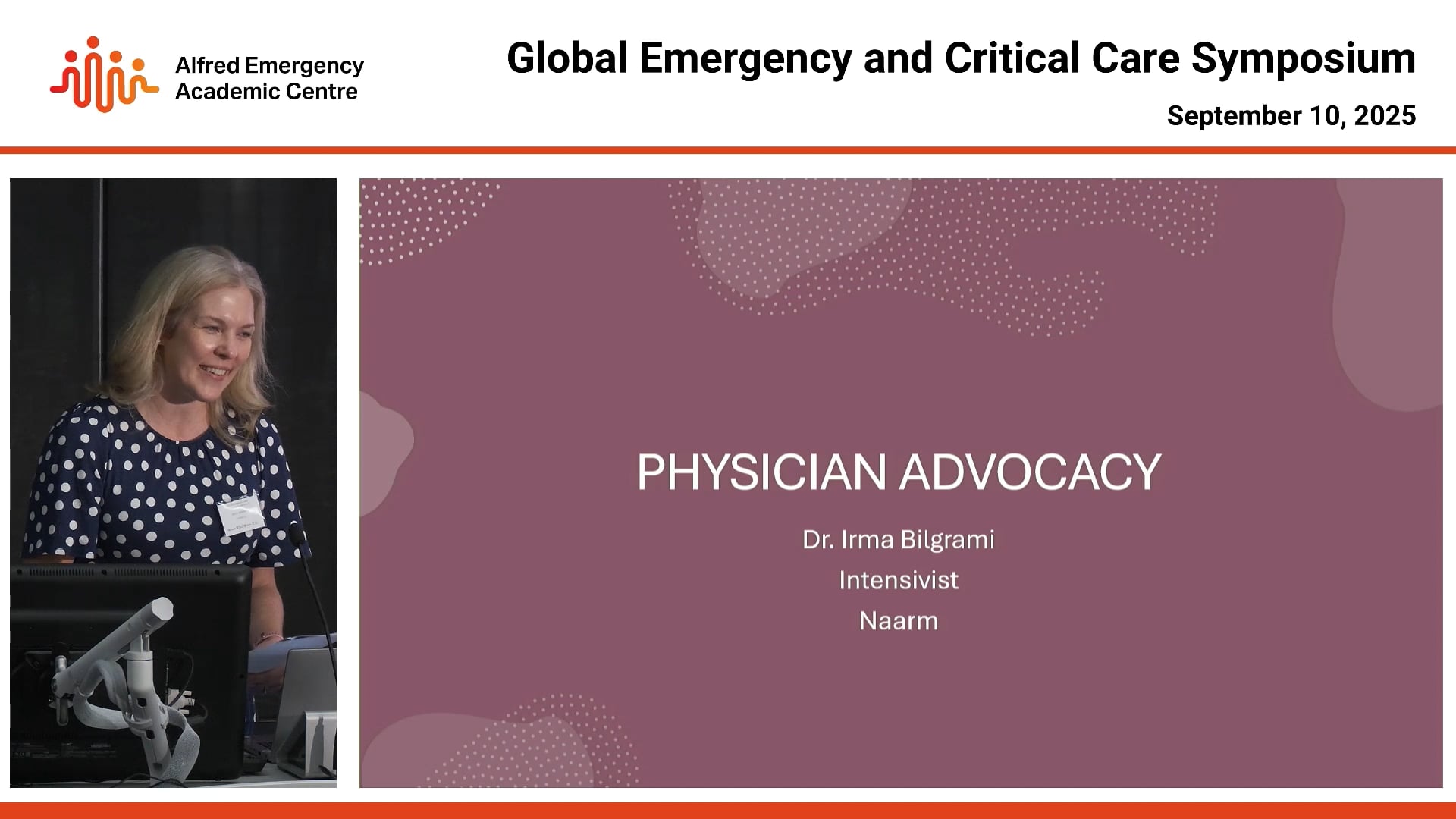 Physician-led advocacy Irma Bilgrami