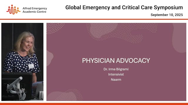 Physician-led advocacy Irma Bilgrami