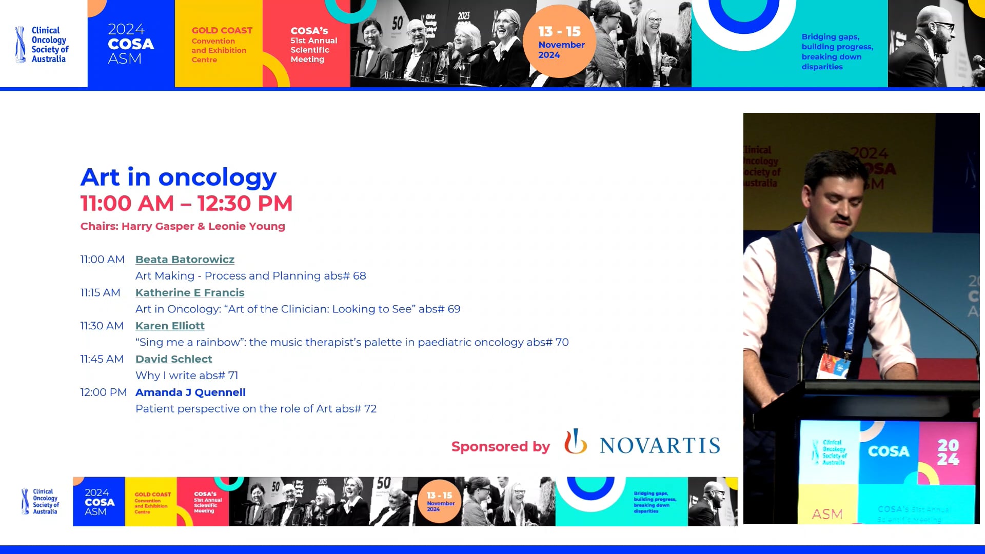 Art in oncology Beata Batorowicz, Katherine E Francis, David Schlect, Amanda J Quennell