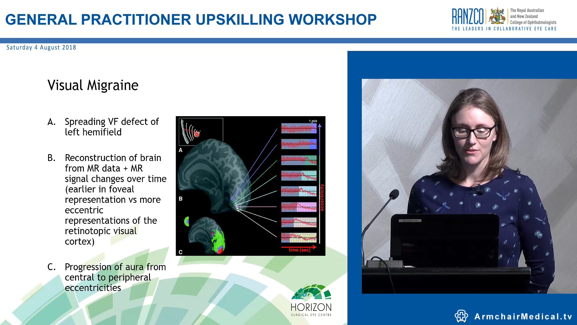 Approaching painless vision loss Migraine or stroke or something else Dr Frances Kearney