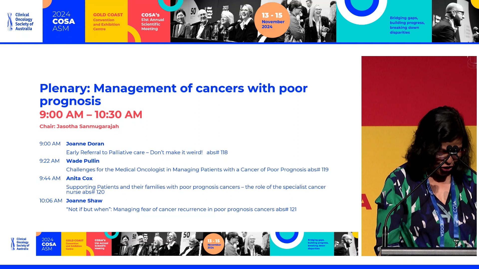 “Not if but when” Managing fear of cancer recurrence in poor prognosis cancers Joanne Shaw